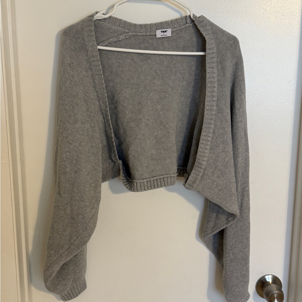 TNA Heather Gray Women's Shrug